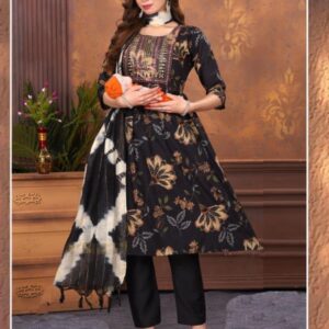 Feeding 3 Piece Kurta Set for Women | Heavy Vertican | Computer Work