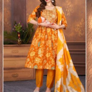 Feeding 3 Piece Kurta Set for Women | Heavy Vertican | Computer Work