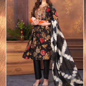 Feeding 3 Piece Kurta Set for Women | Heavy Vertican | Computer Work