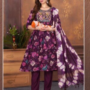 Feeding 3 Piece Kurta Set for Women | Heavy Vertican | Computer Work