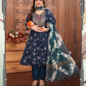 Feeding 3 Piece Kurta Set for Women | Heavy Vertican | Computer Work