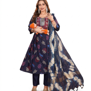 Feeding 3 Piece Kurta Set for Women | Heavy Vertican | Computer Work
